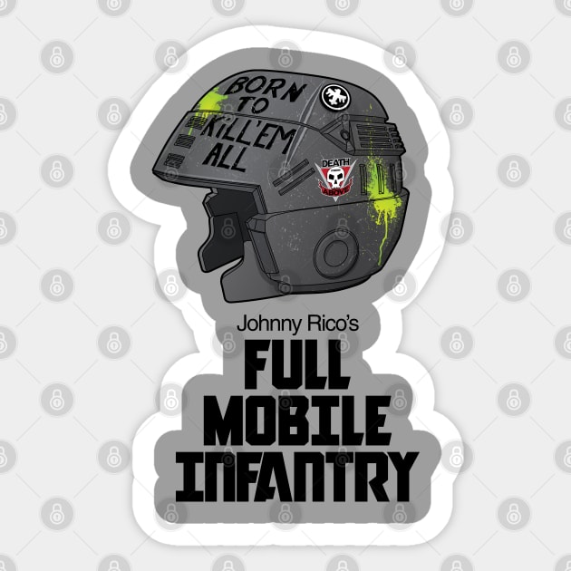 Full Mobile Infantry Sticker by d4n13ldesigns